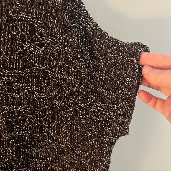 Eileen Fisher Wrapped Sparkle Jacquard Sweater.  Size Small. - Picture 6 of 11